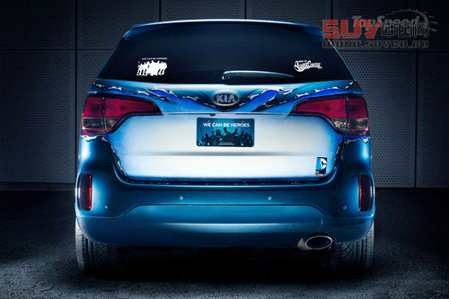 起亞索蘭托SUV&ldquo;超人&rdquo;附體 漫畫迷福音