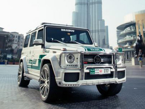 拉風的迪拜警車 基于奔馳G63/博速改裝