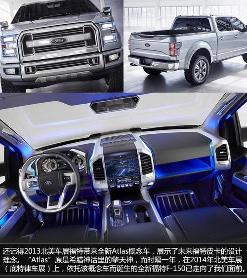 北美車(chē)展福特新F-150 更多科技武裝上身