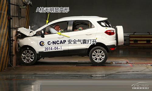 長安福特翼搏C-NCAP碰撞測試結(jié)果出爐