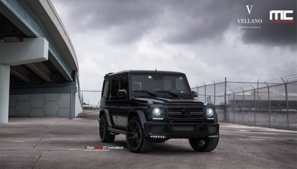 個性硬派形象的再加強 G63改VELLANO輪轂